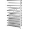 Steckregal für Regalkästen HxB 2100 x 1000 mm Anbauregal Tiefe 400 mm. ohne Kästen. STEMO Lagerstandard GmbH