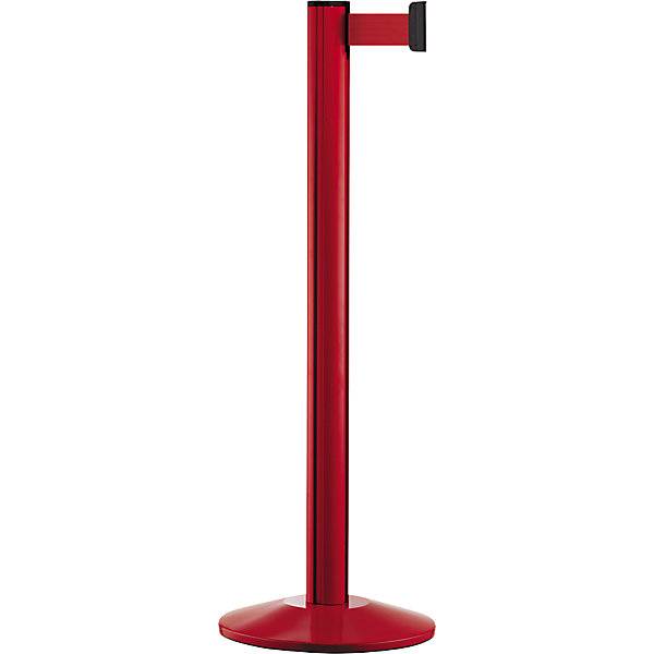 Gurtpfosten Beltrac EXTEND Aluminium Pfosten rot Gurt rot. VIA GUIDE GmbH 69224549-0