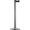 Gurtpfosten Beltrac EXTEND Aluminium Pfosten Chrom poliert Gurt dunkelblau. 69222449 692224 49