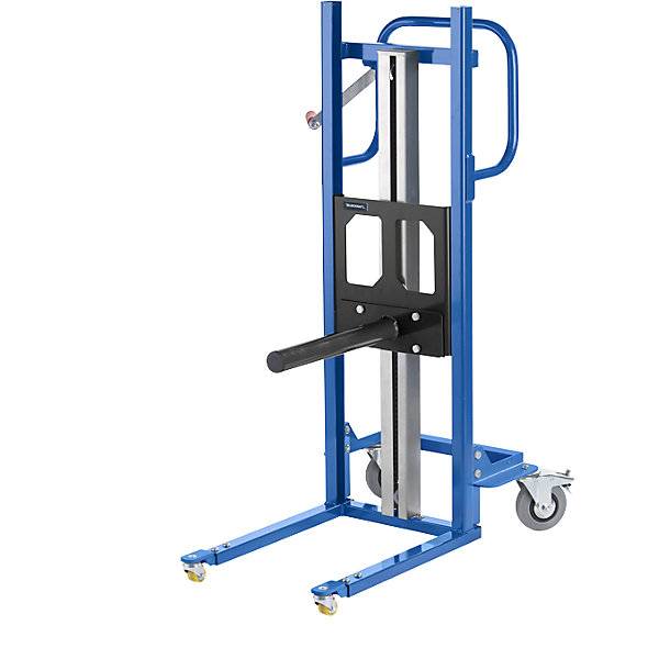 Materialheber mit Dorn mit 4 Lenkrollen. TAKKT Industrial & Packaging GmbH 52265749-1