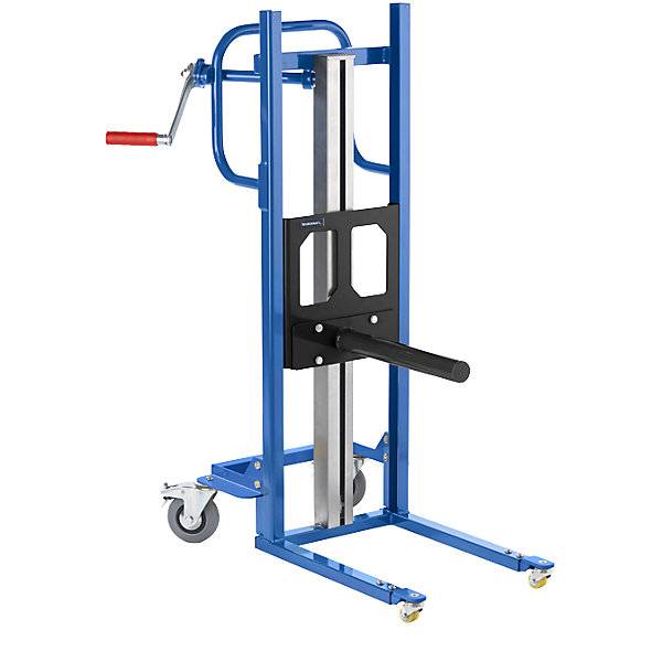 Materialheber mit Dorn mit 4 Lenkrollen. TAKKT Industrial & Packaging GmbH 52265749-2