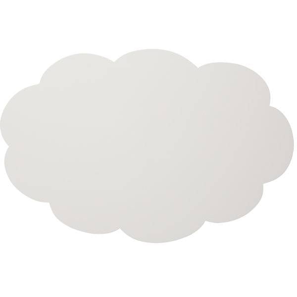 Design-Whiteboard emailliert THOUGHTS - Wolke BxH 1180 x 880 mm weiß. Smit Visual Supplies BV 56357049