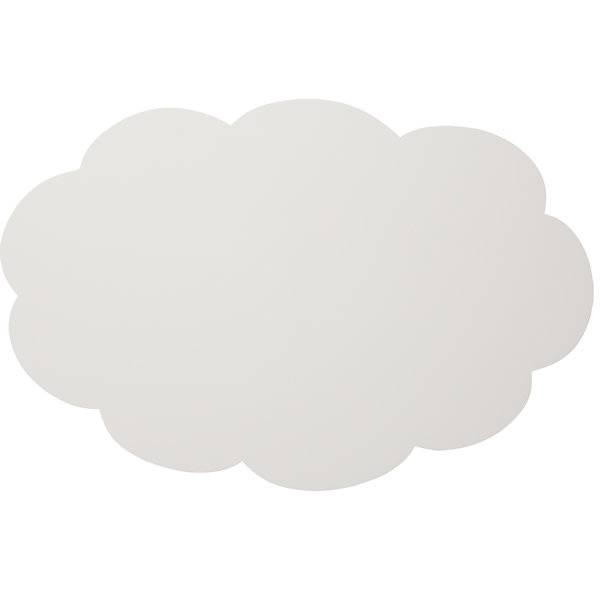 Design-Whiteboard emailliert THOUGHTS - Wolke BxH 1180 x 880 mm weiß. Smit Visual Supplies BV 56357049-0