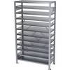 Steckregal für Regalkästen HxB 1790 x 1000 mm Grundregal Tiefe 300 mm ohne Kästen. STEMO Lagerstandard GmbH