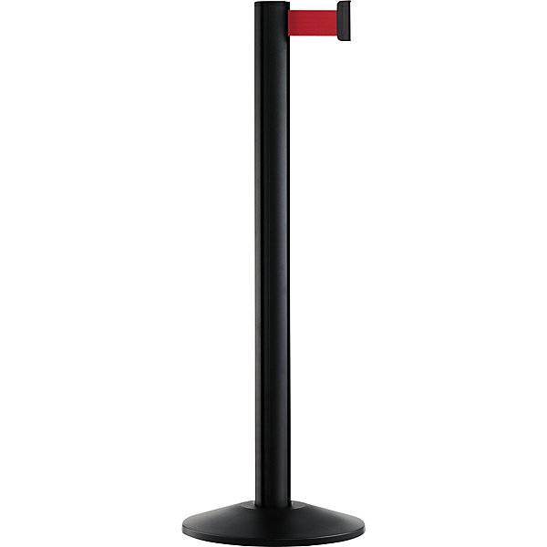 Gurtpfosten Beltrac EXTEND Aluminium Pfosten schwarz Gurt rot. VIA GUIDE GmbH 69221849
