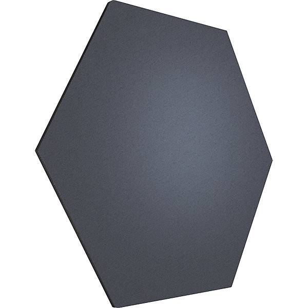 Design-Pinnwand sechseckig Kork BxH 600 x 600 mm anthrazit. Smit Visual Supplies BV 53077049