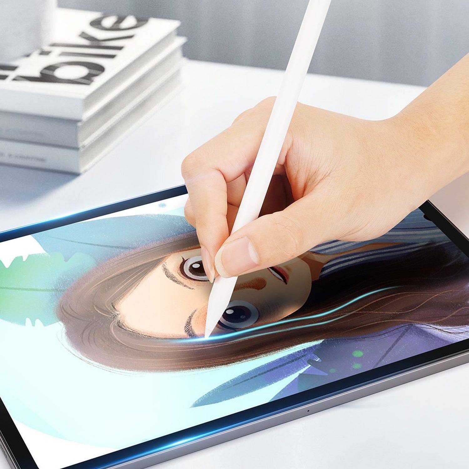 Dux Ducis Matte Papier Schutzfolie Displayschutz zum Zeichnen Schreiben PET Folie kompatibel mit iPad Air 4 10.9"-3