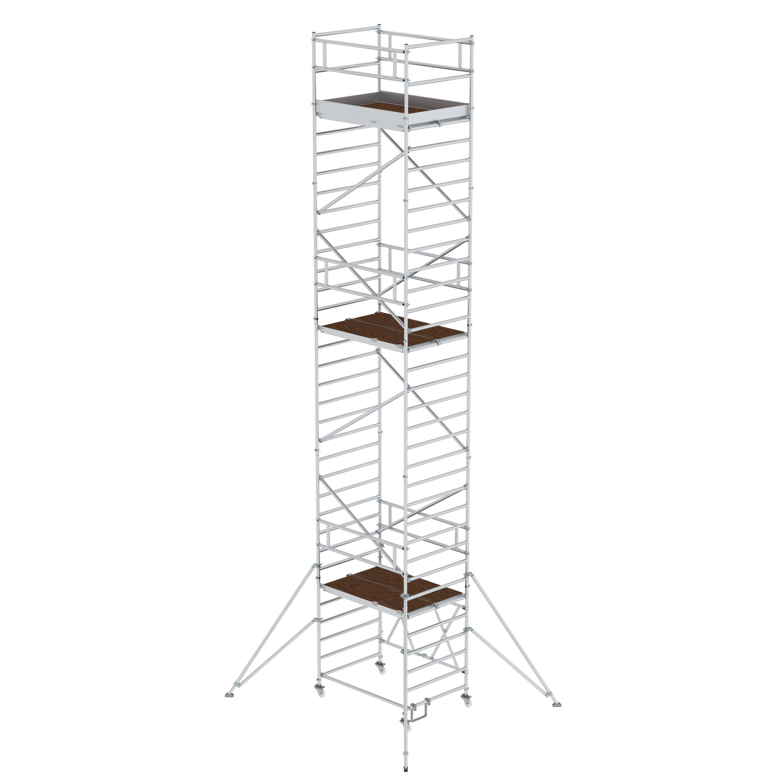 Klappgerüst 1,35 x 1,80 m mit Ausleger Plattformhöhe 8,80 m-0