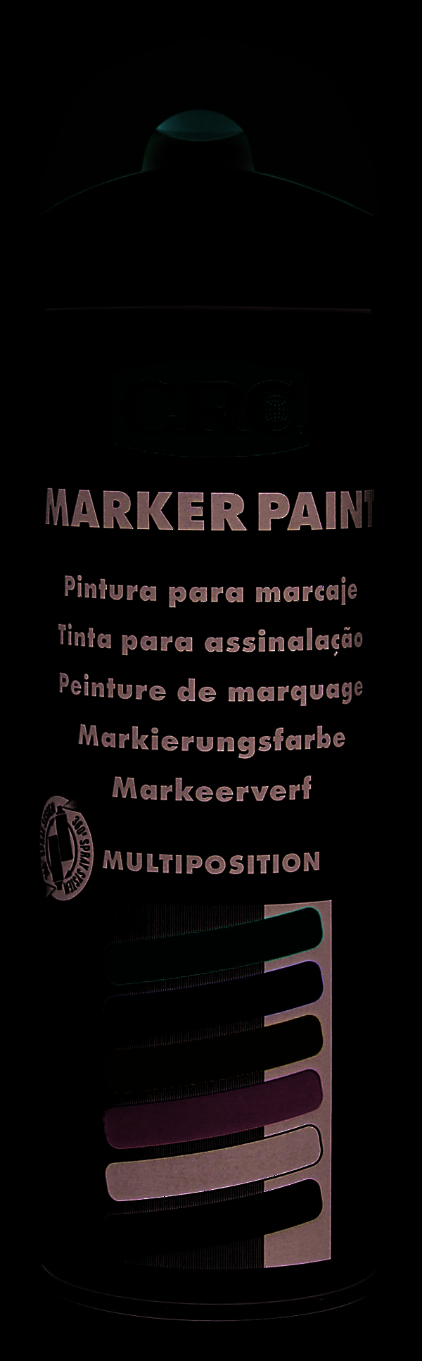 CRC Kontakt Chemie MARKER PAINT, Leucht-Fuchsia temporär 500 ml