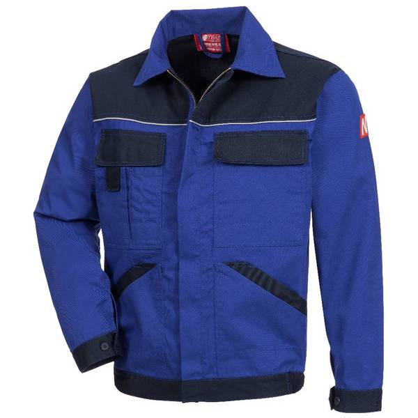 MOTION TEX LIGHT, Arbeitsjacke, königsblau / marineblau, STANDARD 100 by OEKO-TEX®, Größe 46