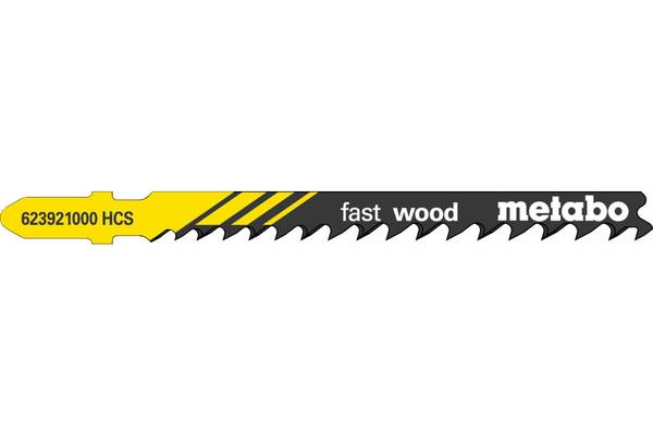 5 Stichsägeblätter, Holz, Serie "professional", 74/ 4,0-5,2 mm, progressiv, HCS, mit Eintauchspitze (623921000)