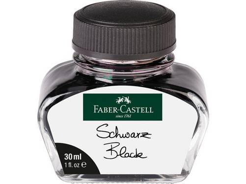 Füllhaltertinte 30 ml Glas schwarz