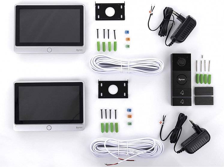 Video-Türglockensystem DIC-24122 schnurlos 18 cm schwarz-3