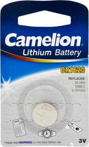 Camelion CR1620-BP1, Einwegbatterie, CR1620, Lithium, 3 V, 1 Stück(e), Knopf/Münze