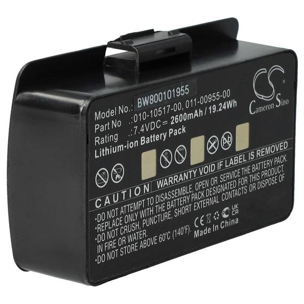 vhbw Akku Ersatz für Garmin 010-10517-00 | 010-10517-01, 011-00955-00, 01070800001 für GPS Navigation Navi (2600 mAh, 8