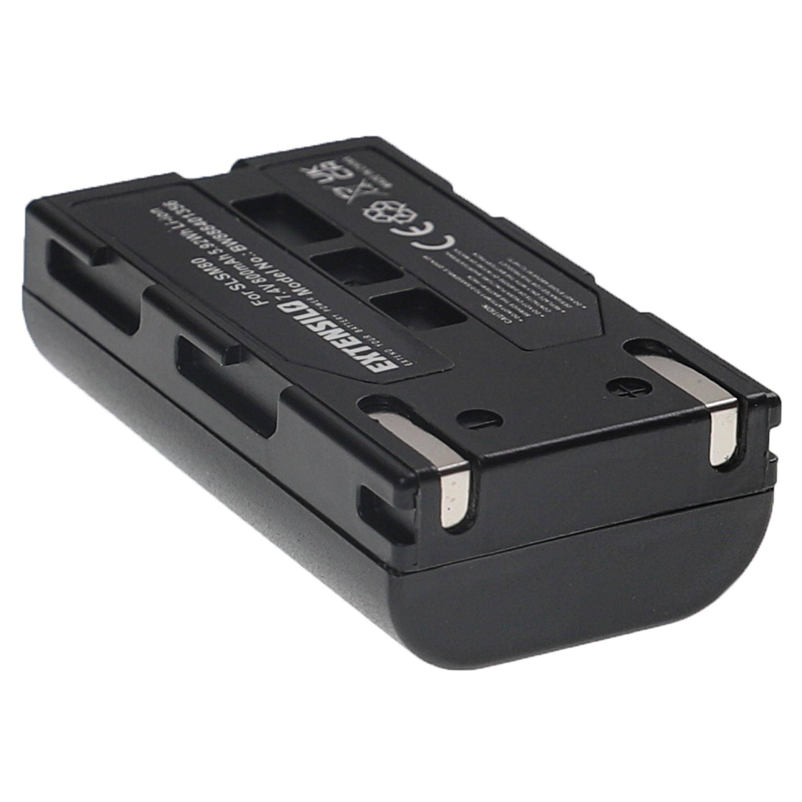 EXTENSILO Akku kompatibel mit Samsung SC-D6550 | SC-D557, SC-D451, VP-D352, VP-D351i, VP-D351 Videokamera Camcorder (800-2