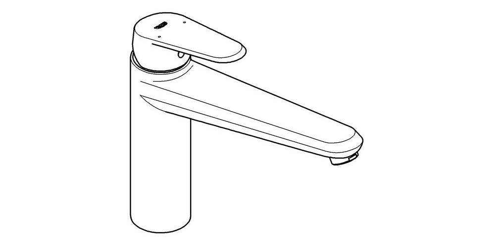 Grohe EH-Spültischbatterie EURODISC C 1/2Zoll mi-ho Ala chr-3