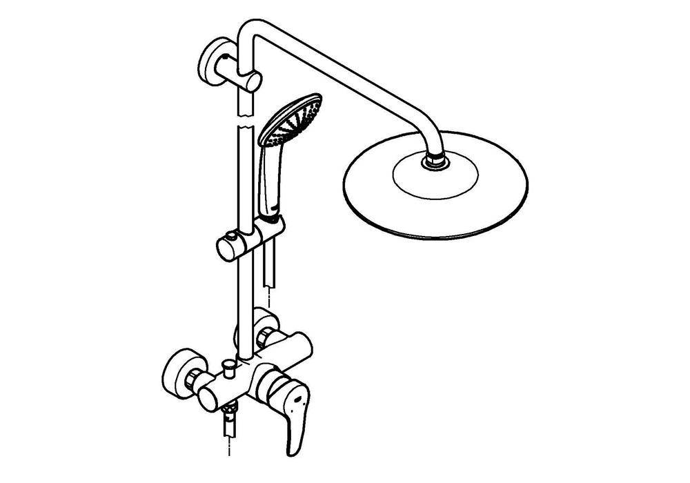 GROHE Duschsystem Euphoria 260 27473_2 mit Einhandmischer chrom-2