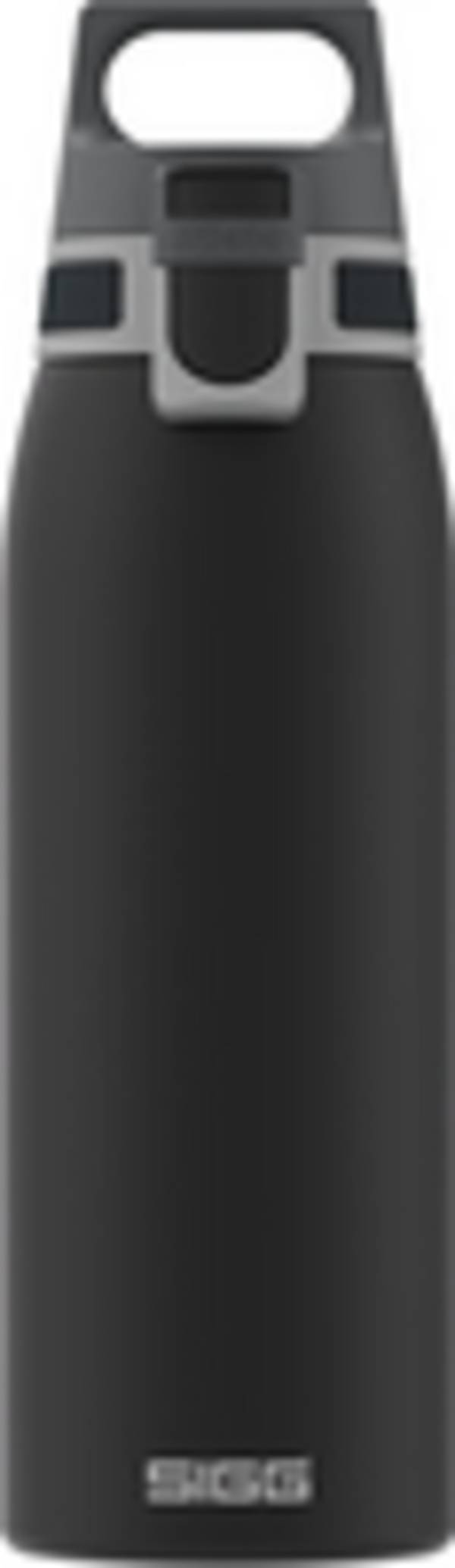 SIGG Shield One Black Trinkflasche (1.0 L), schadstofffreie und auslaufsichere Trinkflasche,