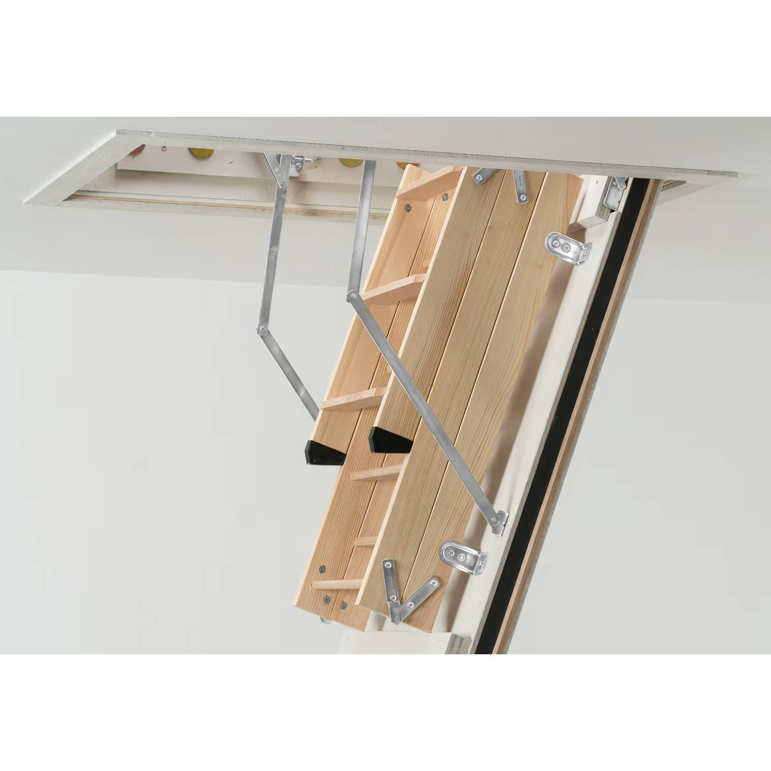 Dolle Bodentreppe F90 3-teilig bis 285cm Raumhöhe mit U-Wert 0,64 Deckenöffnung 120x70cm-1