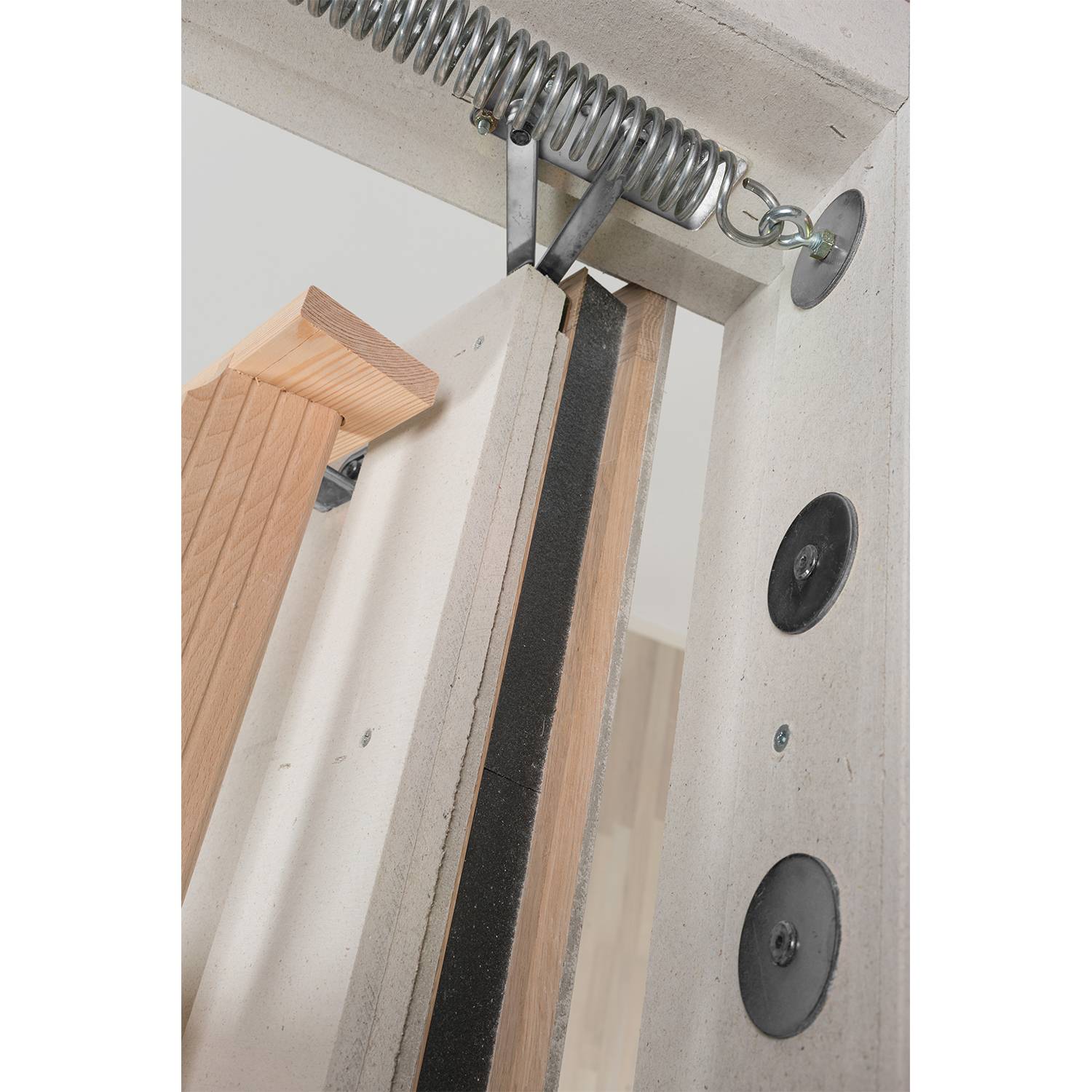 Dolle Bodentreppe F90 3-teilig bis 285cm Raumhöhe mit U-Wert 0,64 Deckenöffnung 120x70cm-2