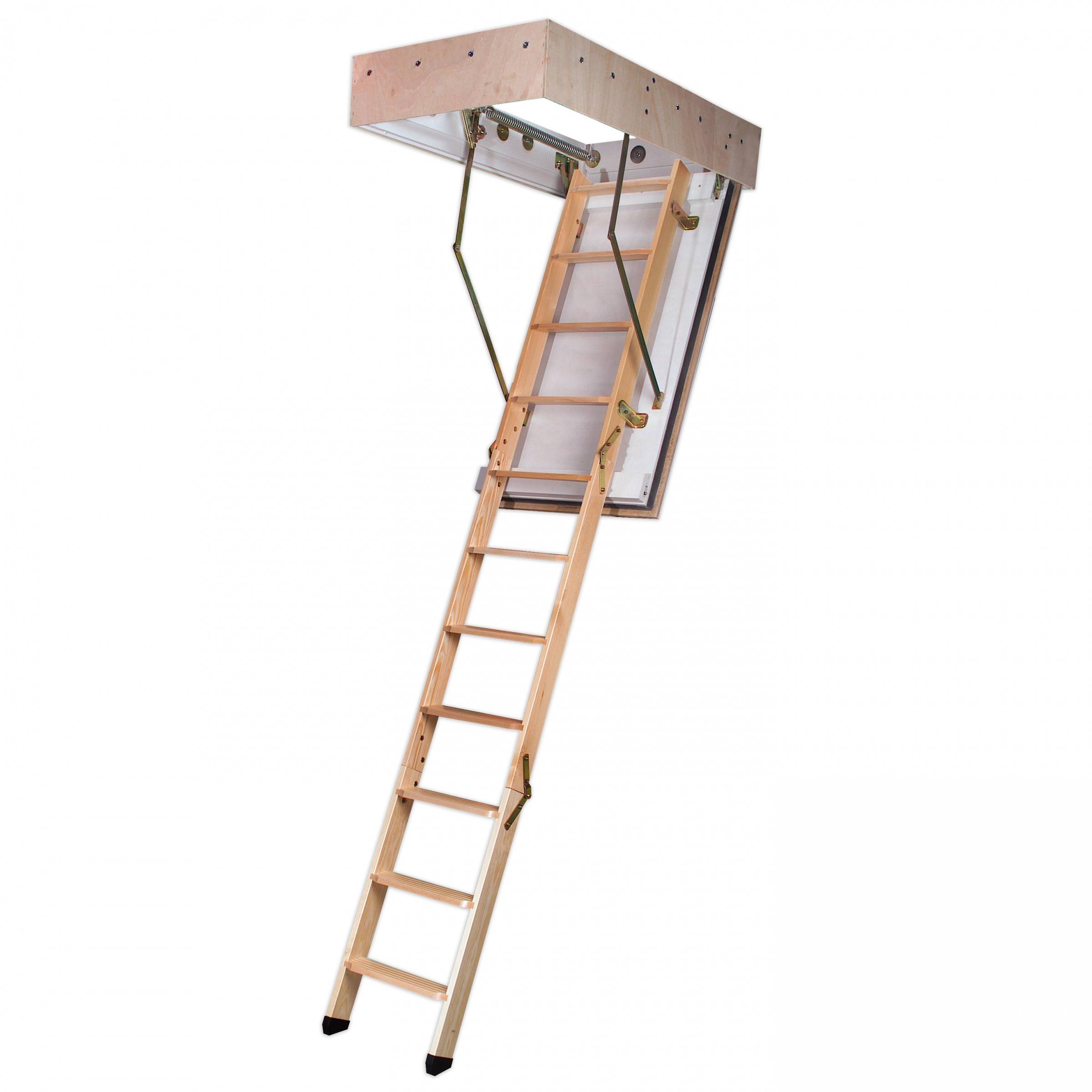 Dolle Bodentreppe F90 3-teilig bis 285cm Raumhöhe mit U-Wert 0,64 Deckenöffnung 120x70cm-0