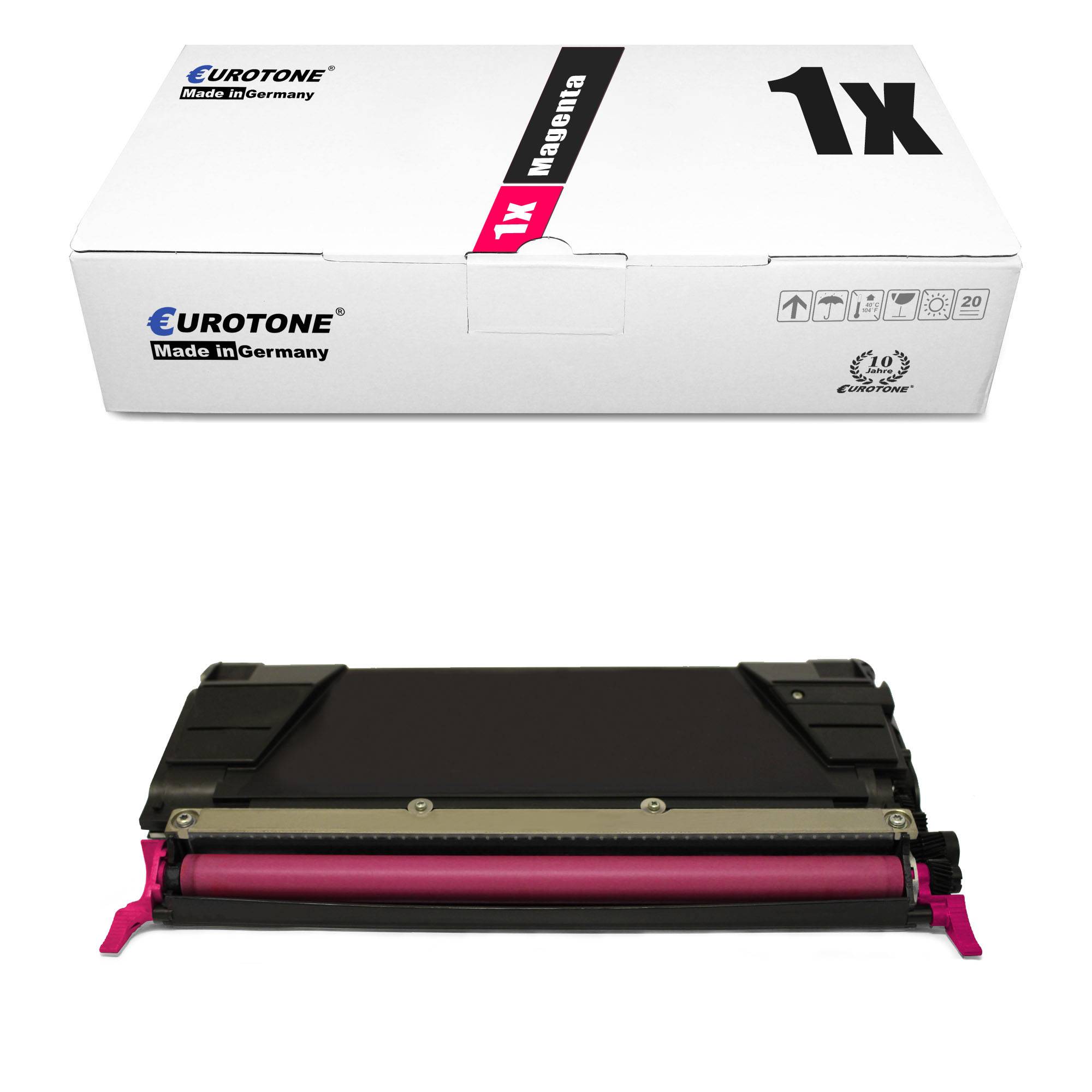 Eurotone 1 Lasertoner ersetzt Lexmark C746A1MG-0