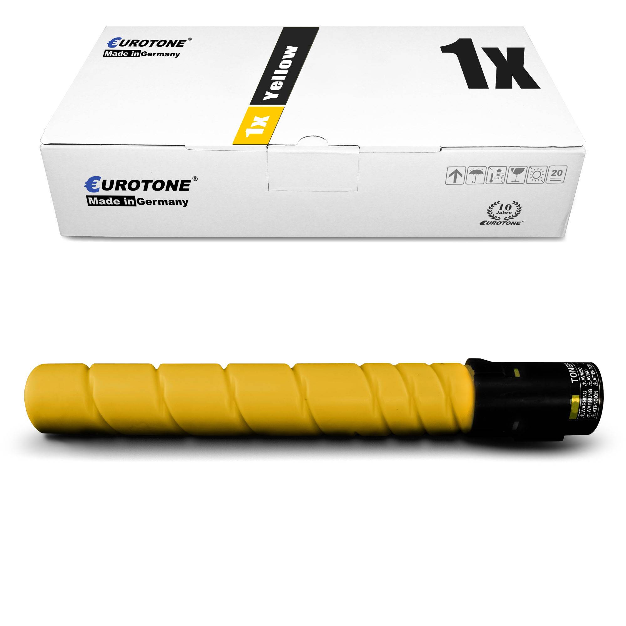 Eurotone 1 Lasertoner ersetzt Konica Minolta TN-512 Y A33K252-0
