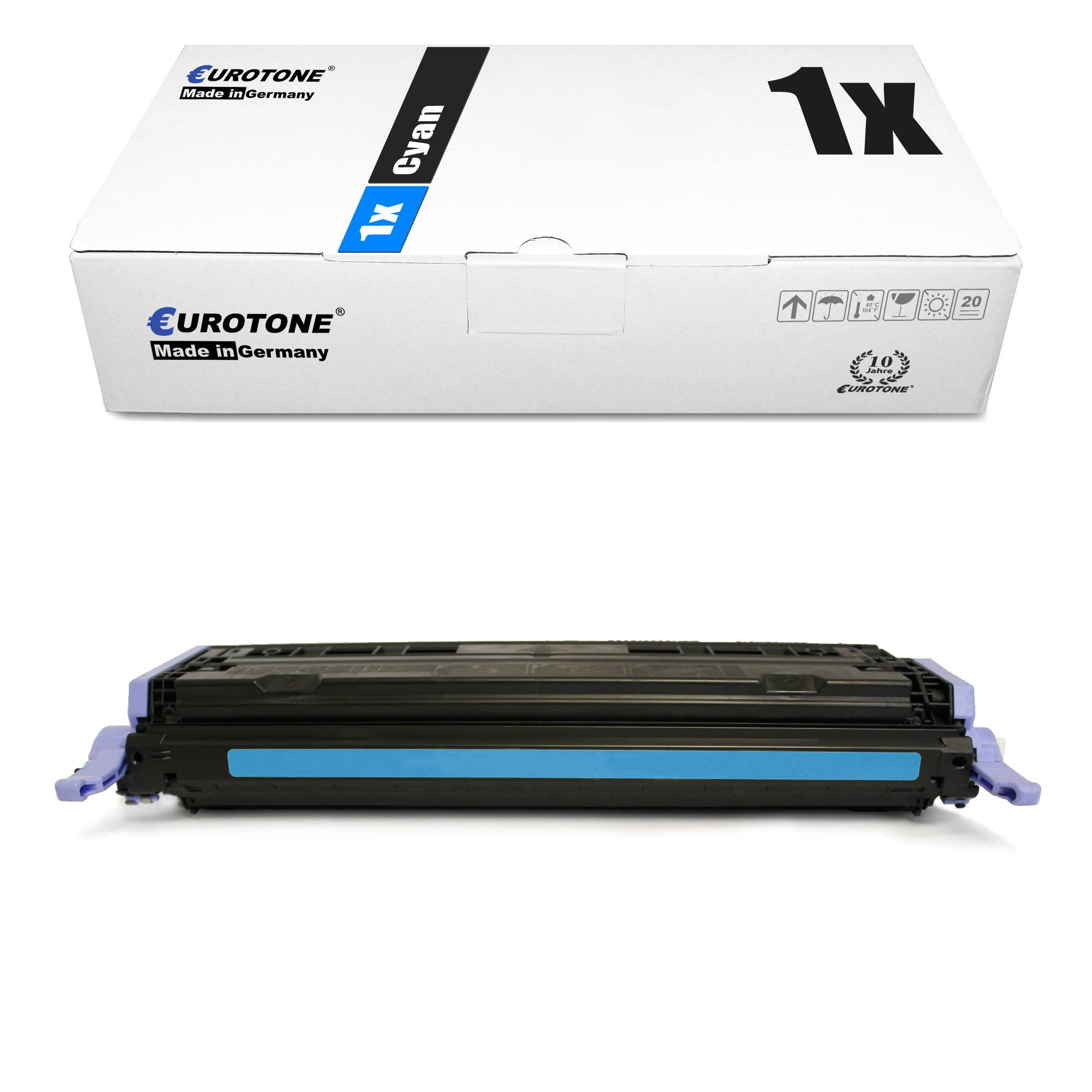 Eurotone 1 Lasertoner ersetzt HP Q6001A 124A-0