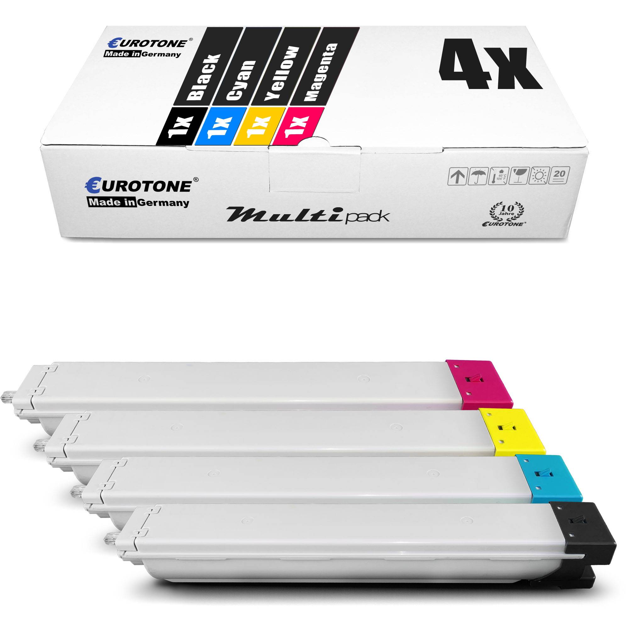 Eurotone 4 Lasertoner ersetzt Samsung CLT-K806S SS553A CLT-C806S SS593A CLT-M806S SS635A CLT-Y806S SS728A-0