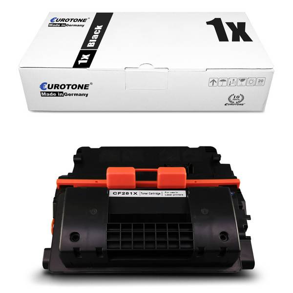 Eurotone 1 Lasertoner ersetzt HP CF281X 81X