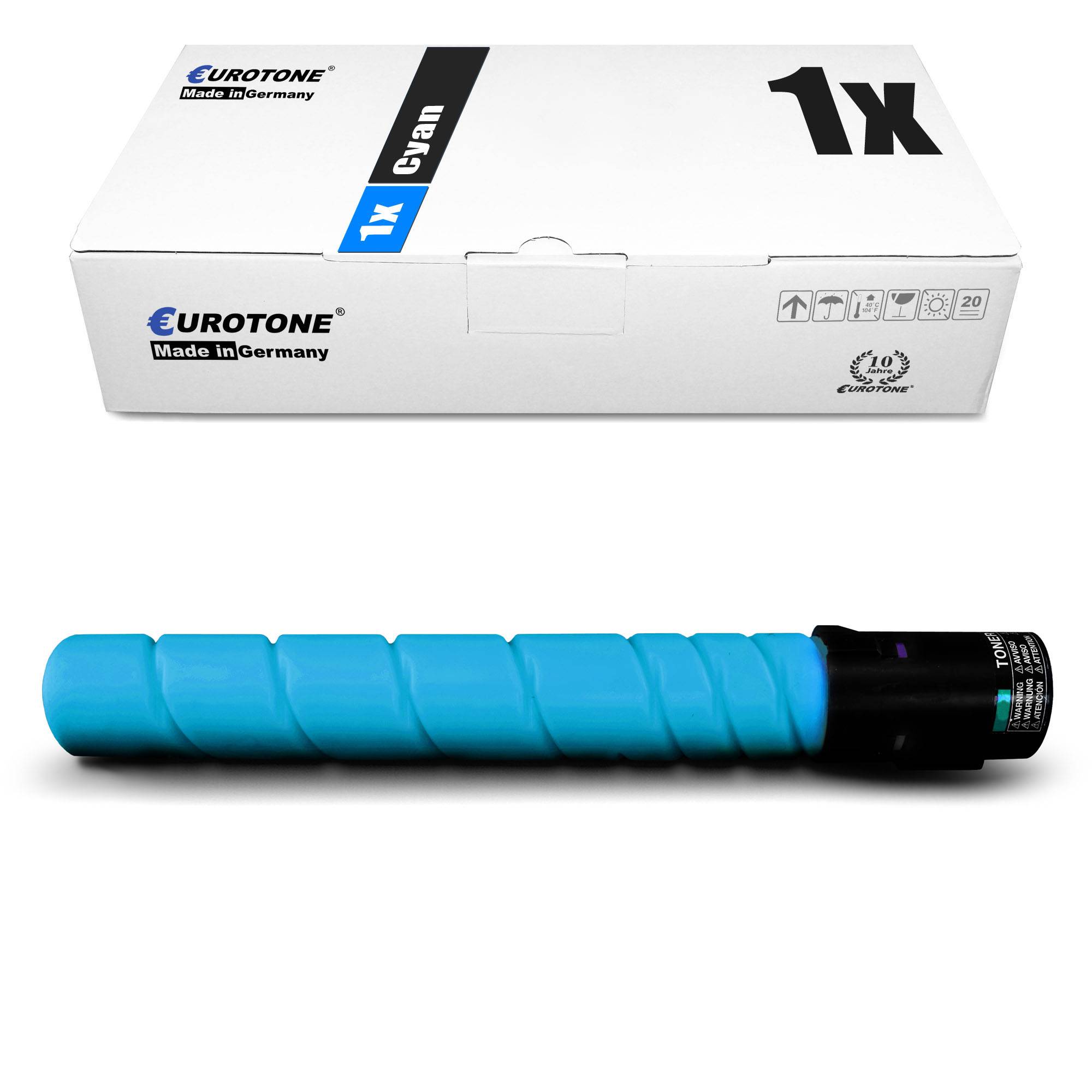 Eurotone 1 Lasertoner ersetzt Konica Minolta TN-321C A33K450-0