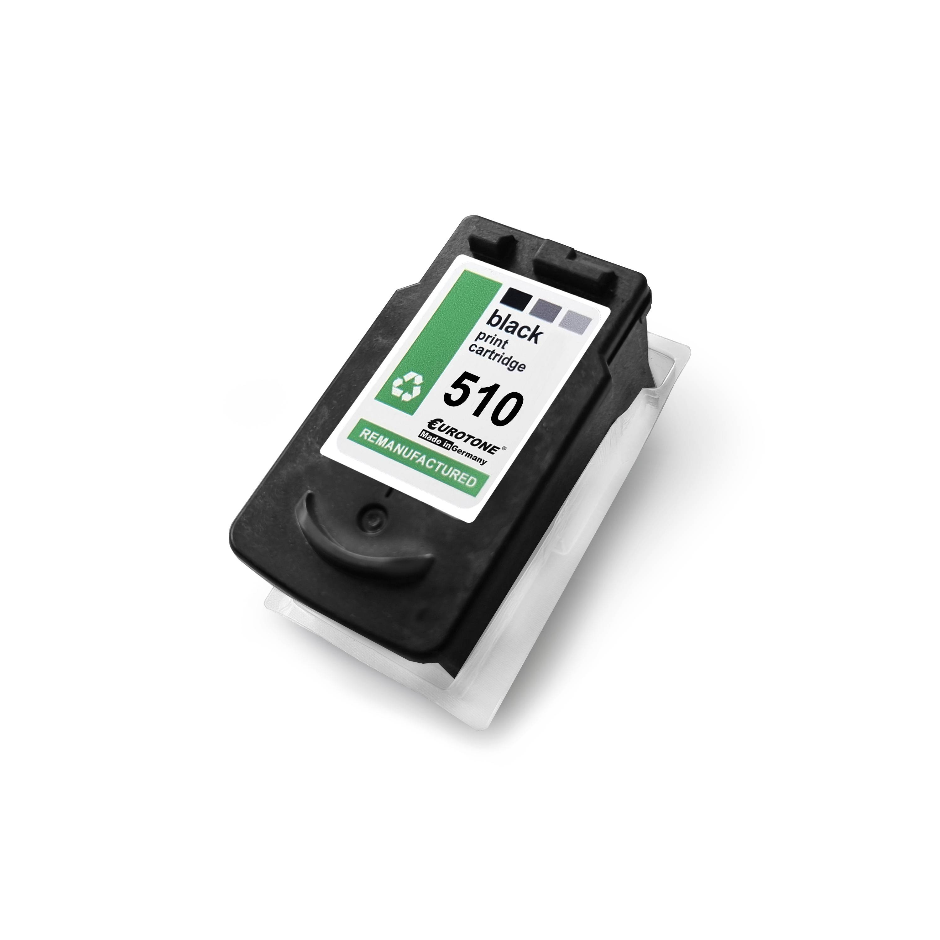 Eurotone 1 Tintenpatrone ersetzt Canon PG510 2970B001-0