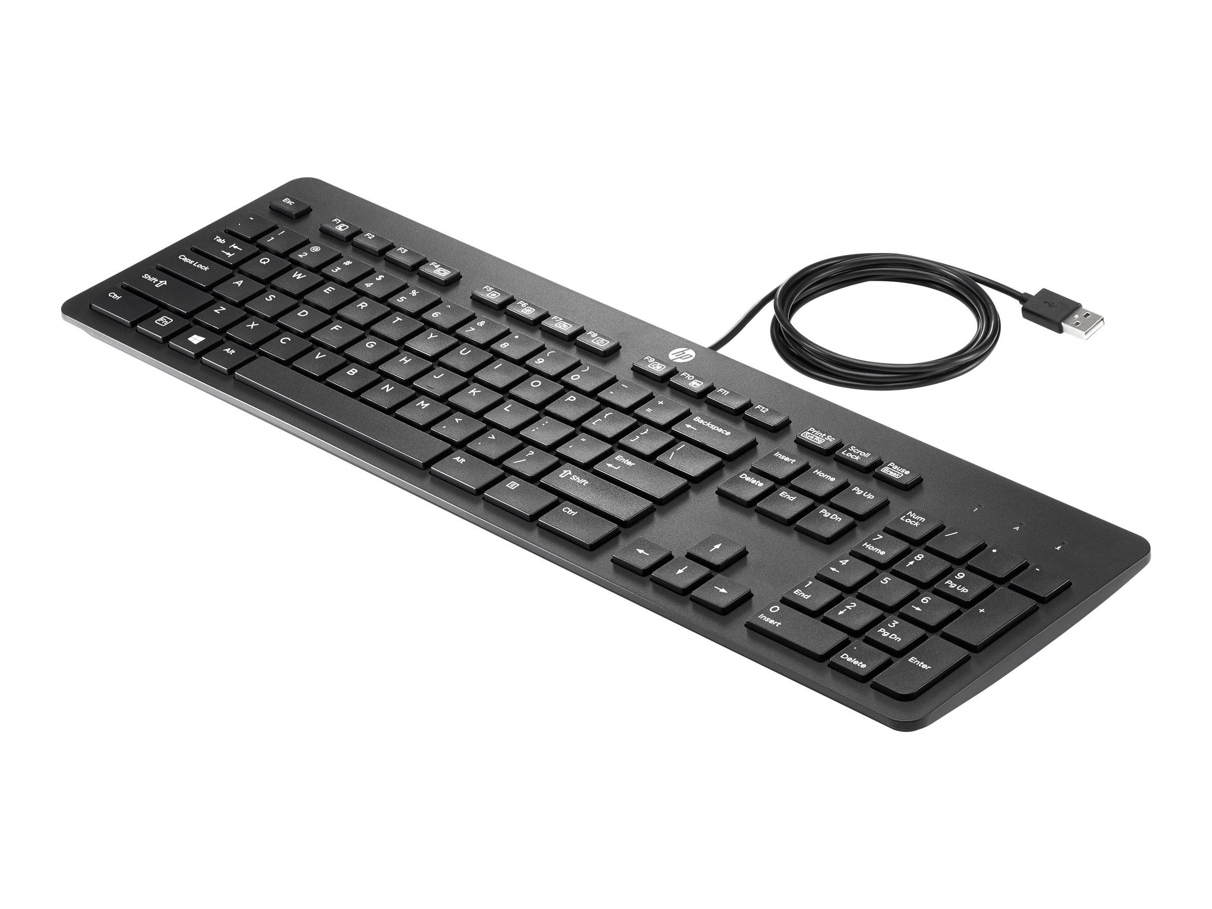 HP Business Slim - Tastatur - USB - für HP 280, t430 v2, Elite Slice G2, EliteOne 800 G8, Engage One Pro, ZCentral 4R-0