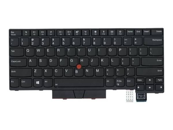 Darfon - Ersatztastatur Notebook - mit Trackpoint - hinterleuchtet - QWERTY - USA