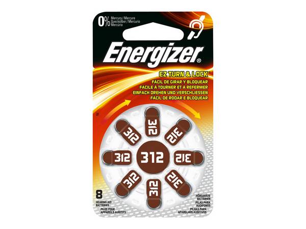 Batterie Zink-Luft-auditiven 312 8p. 634924 - Batterie