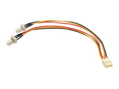 15cm Molex 3pin Y-Kabel für Lüfter - 3 pol. Molex Adapterkabel - TX3 Splitter-Ka-0