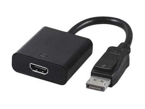 Cablexpert - Videoadapter - DisplayPort männlich zu HDMI weiblich - 10 cm - Schwarz