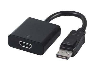 Cablexpert - Videoadapter - DisplayPort männlich zu HDMI weiblich - 10 cm - Schwarz-0