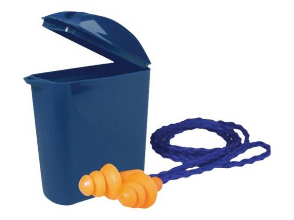 1271C - Gehörschutzstöpsel mit Schnur - Blau