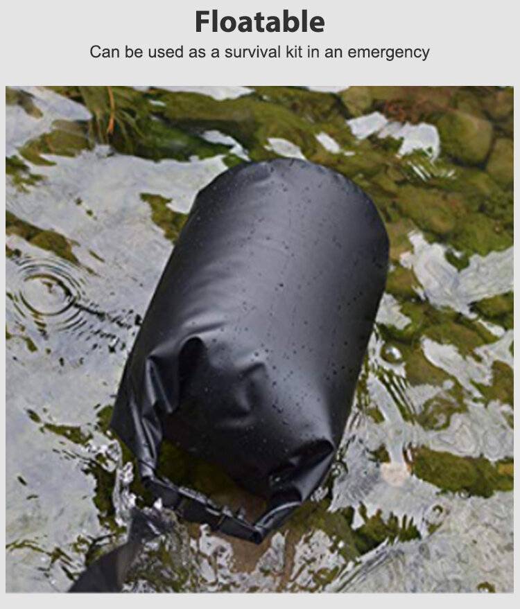 Dry Bag Packsack schwarz 5 Liter-1