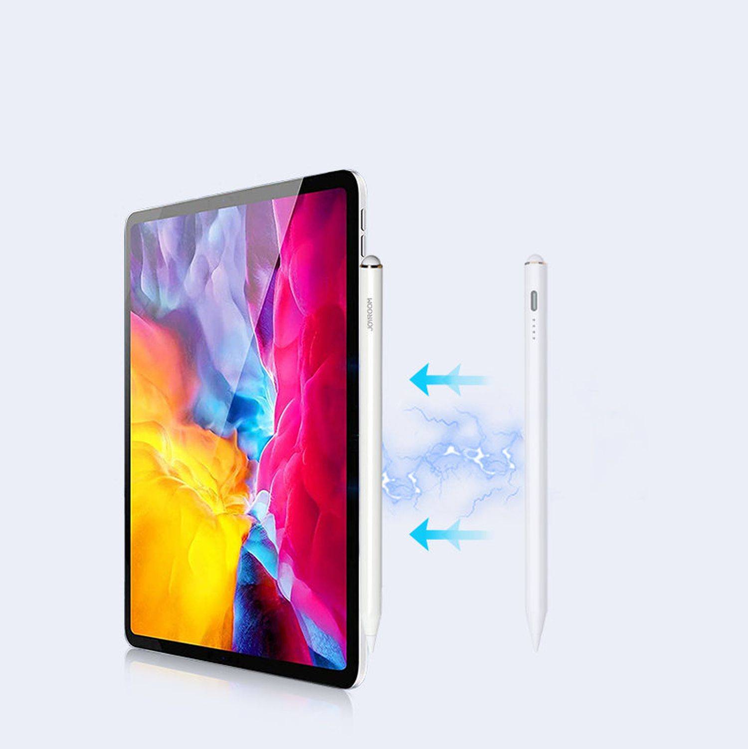 Joyroom JR-X9 Active Stylus Passiver kapazitiver Eingabestift Handy Touch Pen für Smartphone / Tablet Weiß (JR-X9)-3