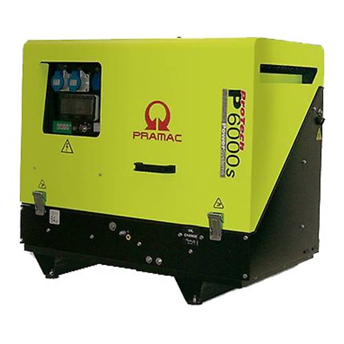 PRAMAC P6000s - Diesel Stromerzeuger (230V | 435 cm³ Hubraum | 1 Phase | 50 Hz | E-Start)-0