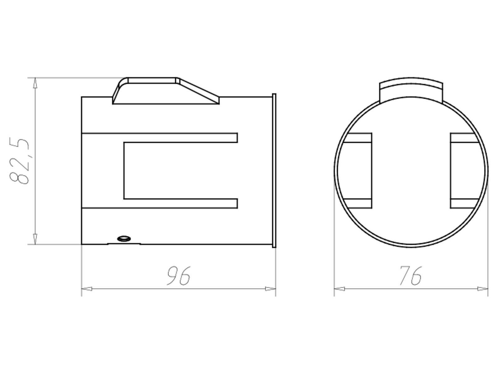 KAISER ELEKTRO - LED-Einbaugehäuse ThermoX-LED DA bis 70mm ET 85mm-1