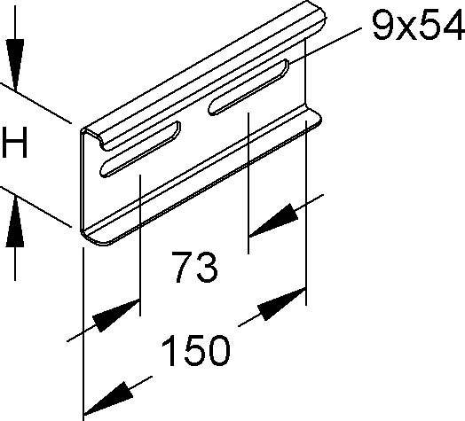 Niedax Stoßverbinder 60mm KSV 60 F-1