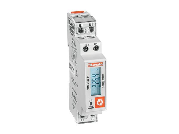 Lovato Electric DMED111MID7 digitaler Wechselstromzähler 40A 220-240Vac LCD Display Multimessung MID Zertifiziert RS485