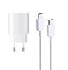25W USB-C Ladegerät Weiß mit USB-C Kabel 1m – Schnelllade-Set