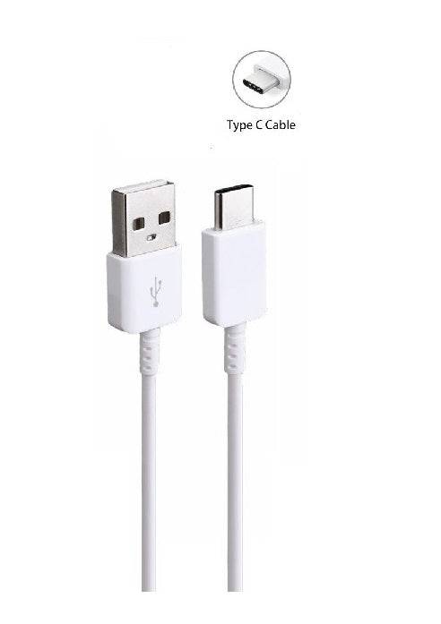 USB-Ladegerät Set Weiß – USB-A Netzteil + USB-C Kabel, Schnellladen, kompatibel mit Samsung Galaxy S25/S24/S23/S22/S2-2