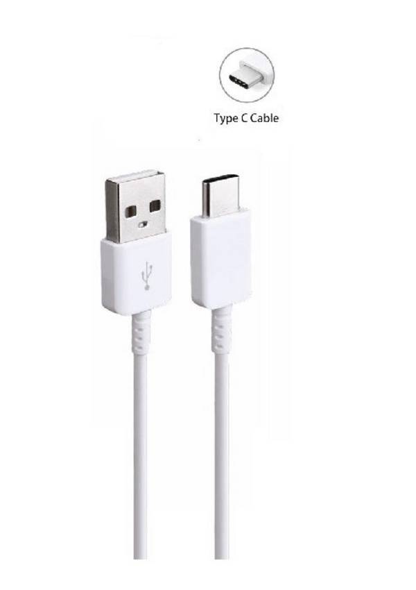 USB-A auf USB-C Ladekabel, 1,2 m, weiß