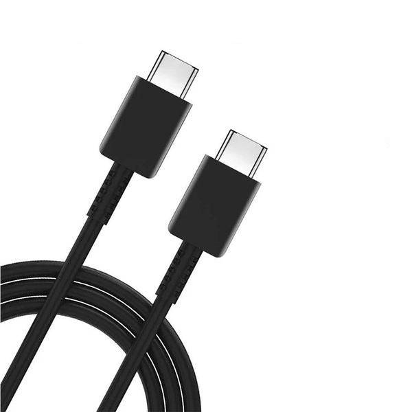 USB-C auf USB-C Ladekabel, schwarz, 1 m-0